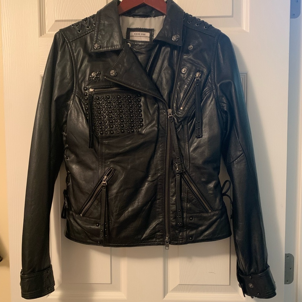 Harley-Davidson® Women's Dark Shadows Leather Biker Jacket